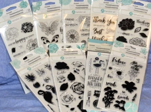 Hampton Art Clear Stamps: Baby / Layering flowers / butterflies: you pick - Picture 1 of 8
