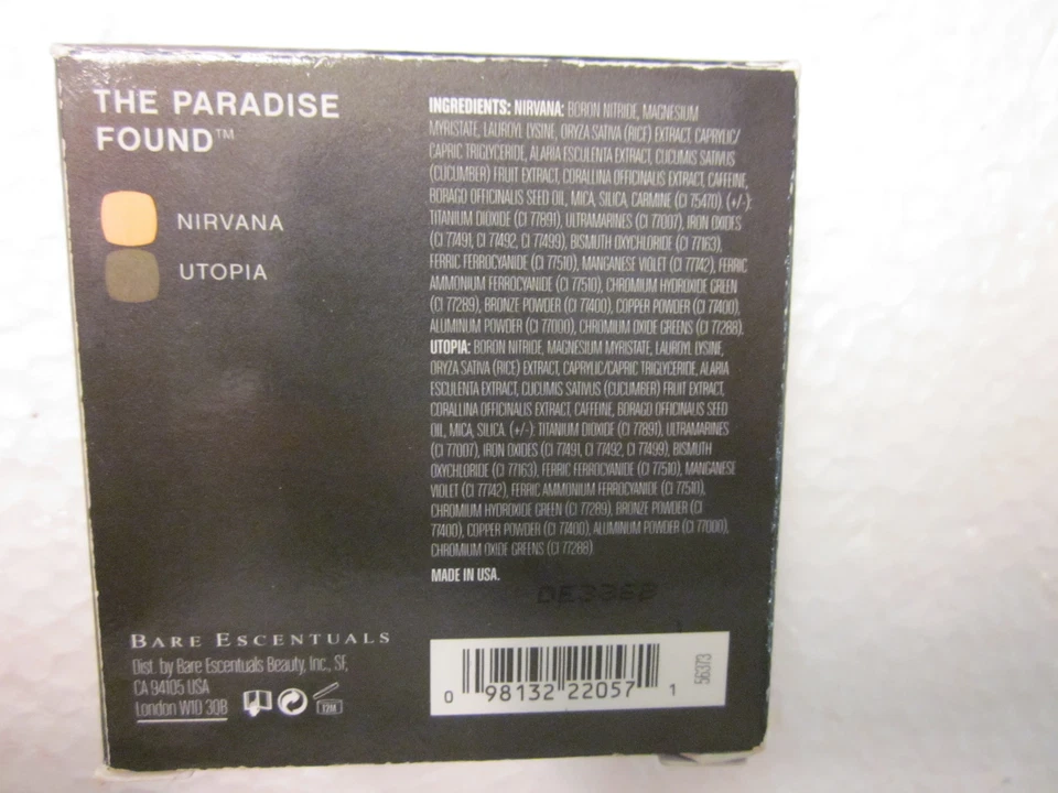 Bare Escentuals bareMinerals THE PARADISE FOUND Ready Eyeshadow Duo 2.0 -  - Image 1 of 2