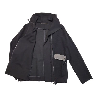 $927 ANNETTE GORTZ Chaqueta Katy Negra MUJER MEDIANA Lana Algodón Tejido OSCAR WILDE Foto 1 de 4