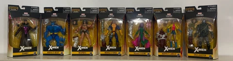 Marvel Legends BAF Caliban Series Lot Of 7 NIB Figures Gambit To Skullbuster Cover