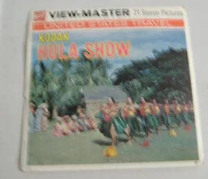 KODAK HULA SHOW~VINTAGE VIEW-MASTER PACKET NO A 122 - Picture 1 of 7