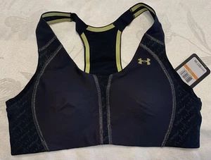 $58 Sujetador para mujer UNDER ARMOUR 36A compresión de alto impacto negro almohadilla ligera extraíble - Imagen 1 de 6