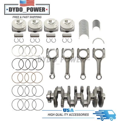 EA888 Gen3 52mm Crankshaft Rods & Bearing Set For 2.0T Audi VW GTI 06L105101D US - Image 1 of 4