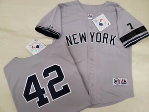 1304 Mens 1995 Majestic New York Yankees MARIANO RIVERA Sewn Baseball JERSEY - Picture 1 of 1