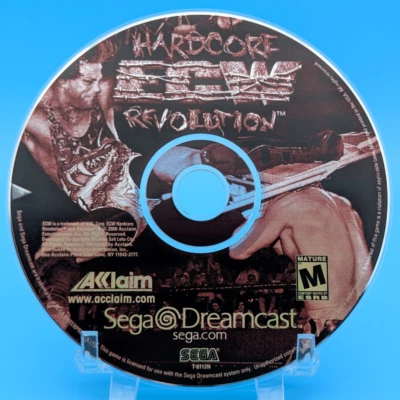 ECW: Hardcore Revolution (Sega Dreamcast, 2000) Disc Only -Authentic & Tested - Image 1 of 4