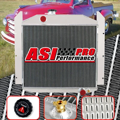 3Row Aluminum Radiator for 1949-1952 1951 Studebaker Pickup  2R11 2R10 2R6 2R5 — 第 1/4 张图片