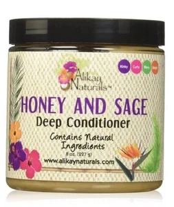 Alikay Naturals Miele e Salvia Balsamo Profondo Ingredienti di Qualità 8 oz - Foto 1 di 1