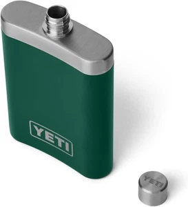 Yeti Flask Black Forest Green 7 Oz With Funnel - GS9501-1 - Picture 1 of 6