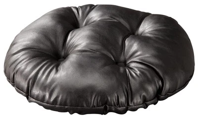 FOX VALLEY TRADERS Faux Leather Tufted Bar Stool Cushion