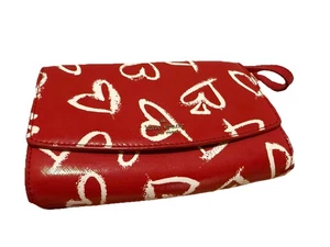 Cartera bandolera Kate Spade roja con corazones - Imagen 1 de 8