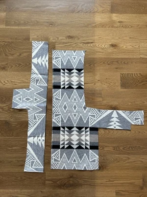 Restos de tela de lana Pendleton genuina de tela de lana de peso pesado Foto 1 de 3