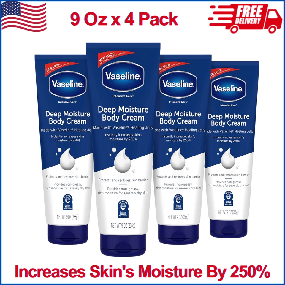 Vaseline Intensive Care Deep Moisture Body Cream 9 oz