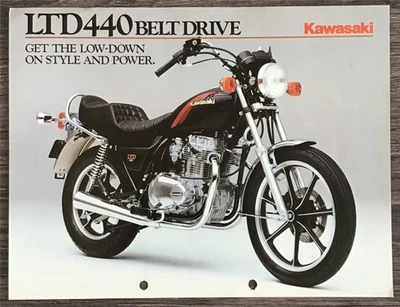 KAWASAKI LTD 440 Belt Drive Motorcycle Sales Leaflet c1984 #99943-1476 ALL-E - Image 1 of 2