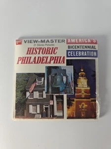 SELLADO GAF View-Master Historic Philadelphia American Bicentennial - 1974 A 635 - Imagen 1 de 10