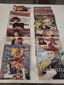 Rolling Stones Magazines Mixed Years & Mixed Covers. 14 Good Condition! - Picture 1 of 15