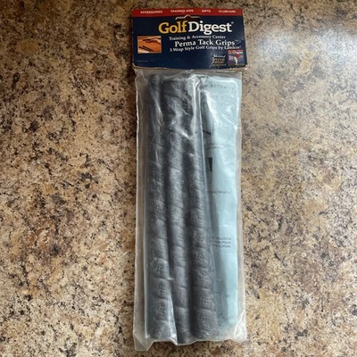 Empuñadura de golf Lamkin Perma Wrap Plus Black paquete de 3 de 1998 Foto 1 de 4