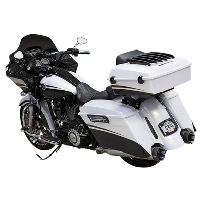 Kit silenciador sombra S&S Cycle 550-0828 - cromo con extremo mecanizado resaltado negro Foto 1 de 2