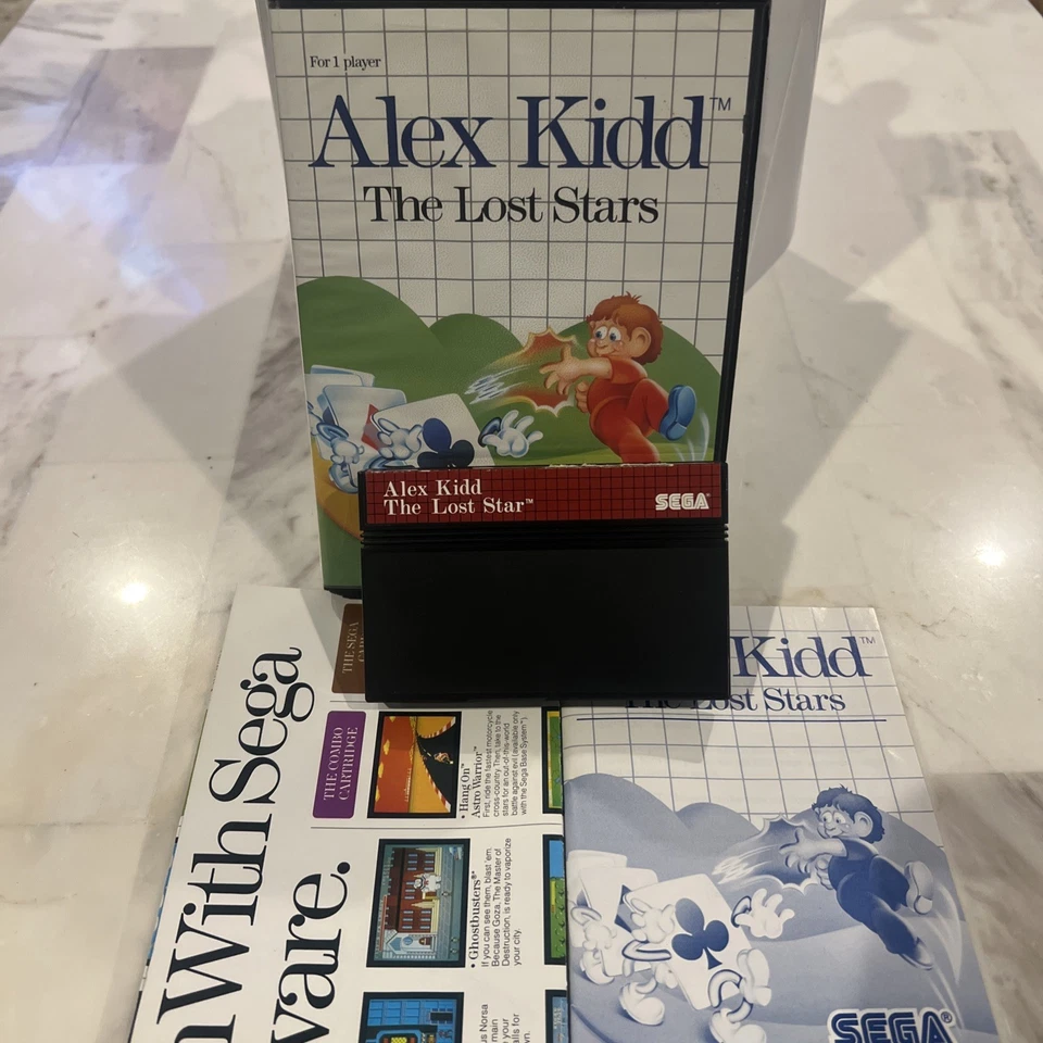 Alex Kidd in Miracle World Sega Master System Contacts Cleaned - Image 1 of 4