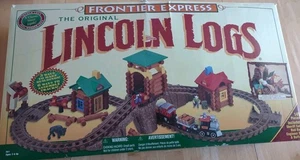 Vtg The Original Lincoln Logs Frontier Express Train Set   99.9% COMPLETE Read D - Picture 1 of 8