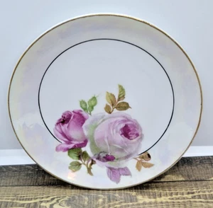 Z.S. & Co. Scherzer BAVARIA Plato de Postre Rosa Brillo Perlado Centro 6" - Imagen 1 de 9