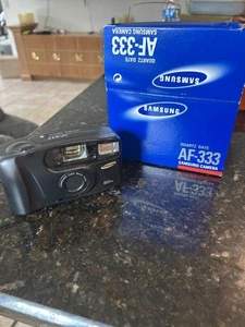 Samsung AF 333 fotocamera punta e scatta pellicola 35 mm, made in Mexico - Foto 1 di 4