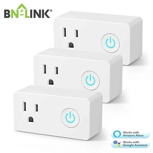 BN-LINK 3 Pack Indoor WiFi Heavy Duty Smart Plug Outlets With Timer Function - Picture 1 of 7