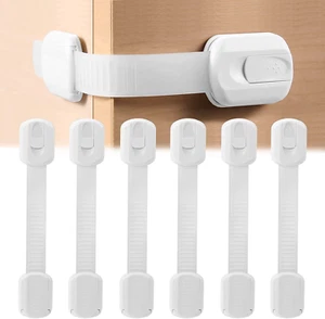 8 Pcs Child Safety Cupboard Locks Cupboard Locks for Children, Baby Proofing for - Picture 1 of 4