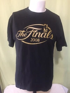 NBA Finals 2008 Lakers Celtics Men’s Black T Shirt Size Small UNK - Picture 1 of 3