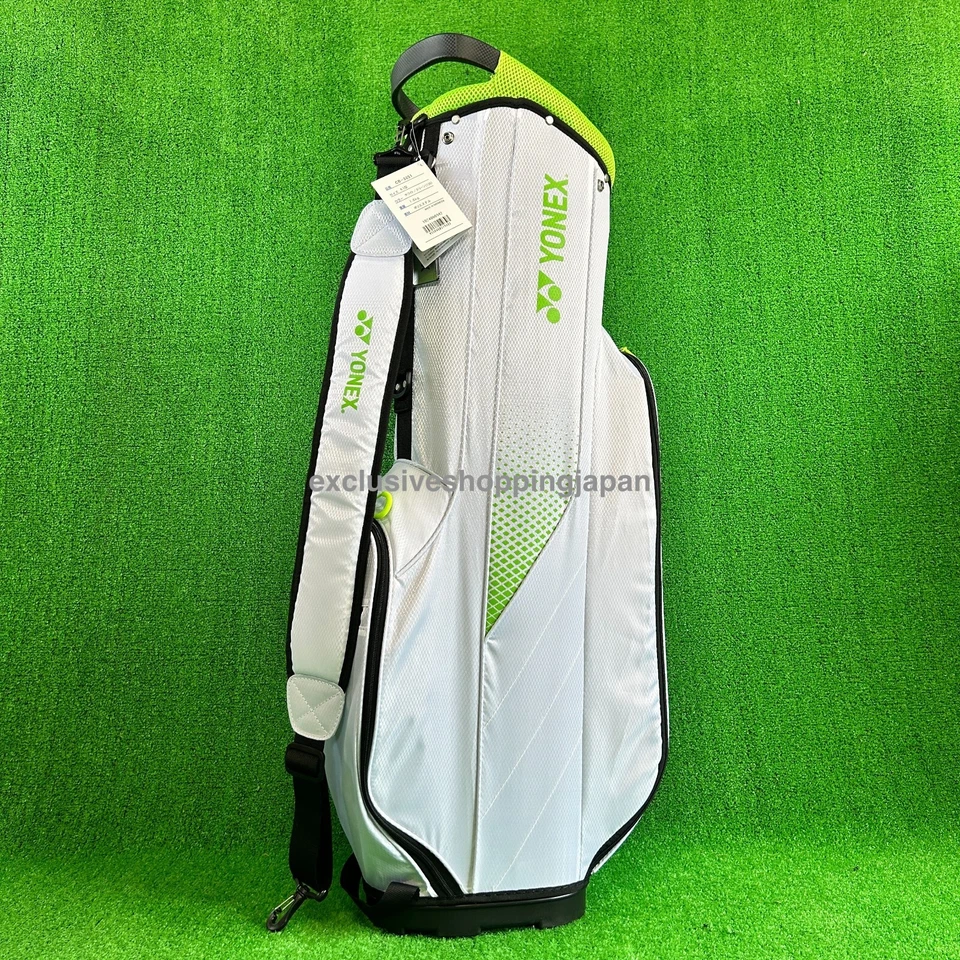 Yonex Golf Carry Bag 8.5 x 46" 1.6kg Lightweight Compact White Green 2023 New - Image 1 of 4