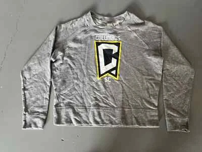 Columbus Crew SC Soccer Grey Concepts Long Sleeve Crewneck Size Large Women's - Image 1 of 3
