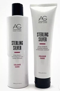 AG Hair Sterling Silver Toning Shampoo 10 oz & Conditioner 6 oz Duo - Picture 1 of 1