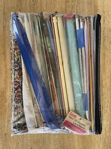 Knitting Needles Lot of 9 lbs 6 oz Various Size, Color and Thickness Pre Owned