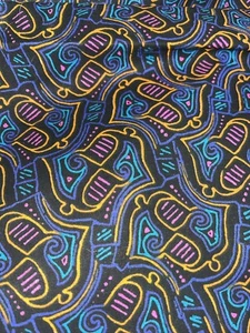 VINTAGE Colorful Geometric FABRIC Material J Gutcheon American Classic 1.5 +yard - Picture 1 of 2