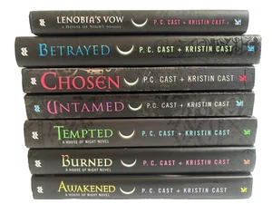Lot 7 House of Night Books Series  P.C. & Kristin Cast Teen Novel 5HB Novella - Picture 1 of 8