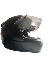 Large - DOT certified Arai Vector 2 snell motorcycle helmet - Black w/grey logo - Picture 1 of 7