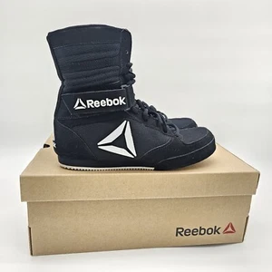 Reebok Boxing Boot - Buck, Black/White, Women's Training Shoe, Size 5.5 - Picture 1 of 15