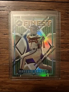 1995 Topps Finest Refractor Marquis Grissom #237 con cáscara - Atlanta Braves - Imagen 1 de 2