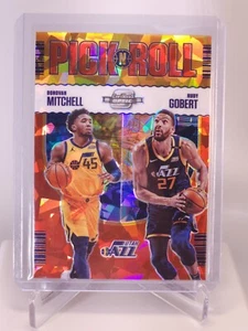 2020-21 Panini Contenders óptica Donovan Mitchell/Gobert #8 rojo hielo selección N rollo - Imagen 1 de 2