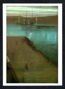 Cartolina JAMES McNEILL WHISTLER VALPARAISO HARBOR Smithsonian 1988 ottime condizioni - Foto 1 di 1