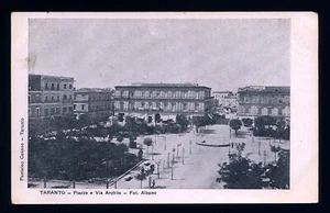 cartolina TARANTO piazza e via archita - Imagen 1 de 1