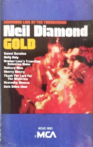 Neil Diamond Gold Live At The Troubadour - Cassette Tape 1980 - Picture 1 of 1