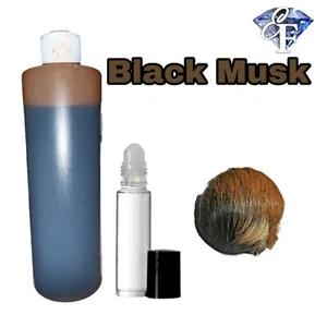 Black Musk Perfume Body Oil Unisex 1/3 (10 ml) Oz Roll-on - Picture 1 of 24
