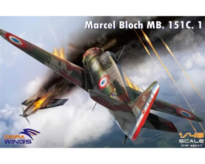 Marcel Bloch MB.151C.1 1:48 DW48017 - dorawings modellismo - Immagine 1 di 3