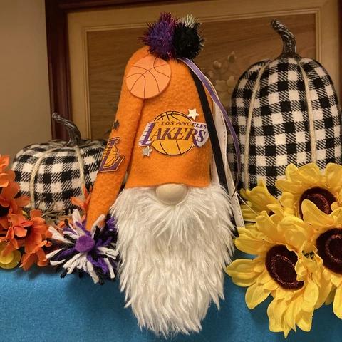 Los Angeles Lakers Basketball Gnome Cover