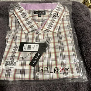 NWT Men's Button Down Dress Long Sleeve Pink Slim-Fit Shirts (Size 2XL) $ 58.00 - Picture 1 of 6