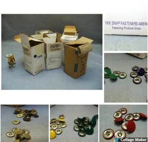 SX 2 prong Button Snaps Apparel Fastener YKK Lot of approximately 8000+ Snaps - Picture 1 of 11