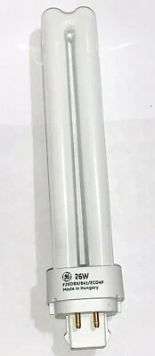 26W - 4100K PL Quad CFL G24Q-3 Base (Cool White) Light Bulb (10 Pack) - Image 1 of 4