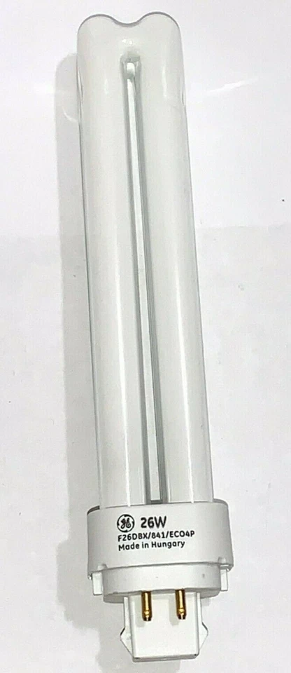 26W - 4100K PL Quad CFL G24Q-3 Base (Cool White) Light Bulb (10 Pack) - Image 1 of 4