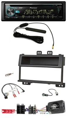 Pioneer CD MP3 Lenkrad DAB USB Autoradio für Hyundai i20 ISO 2009-11 schwarz - Bild 1 von 4