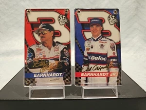 Press Pass 1998 24K Gold Signature #/5003 Dale Earnhardt & Dale JR - Imagen 1 de 5